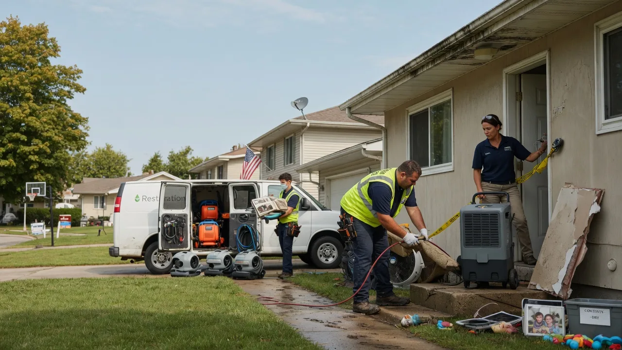 Water Damage Restoration in Oconee, IL near me
